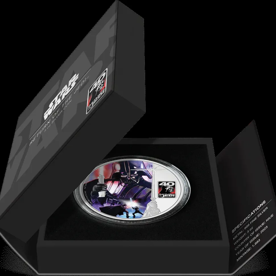 New Zealand Mint Star Wars: Return of the Jedi™ 40th Anniversary 3oz Silver Coin (PP)