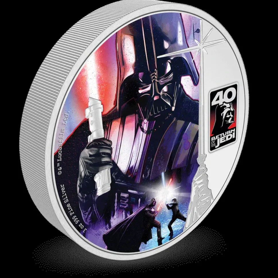 New Zealand Mint Star Wars: Return of the Jedi™ 40th Anniversary 3oz Silver Coin (PP)