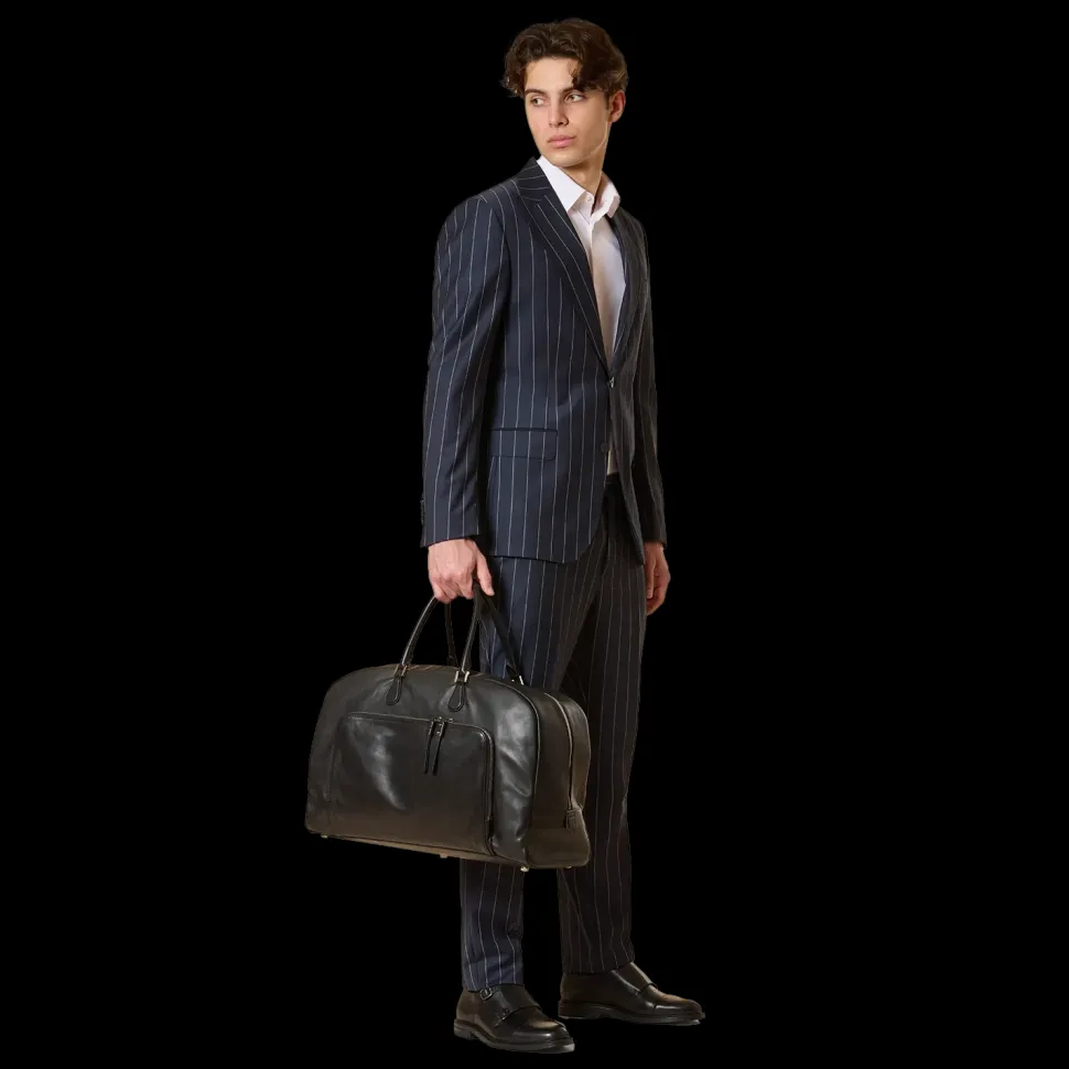 Gebauer&Gebauer The ICONIC WEEKENDER BAG - the one for a lifetime - 100% super soft leather outside and inside