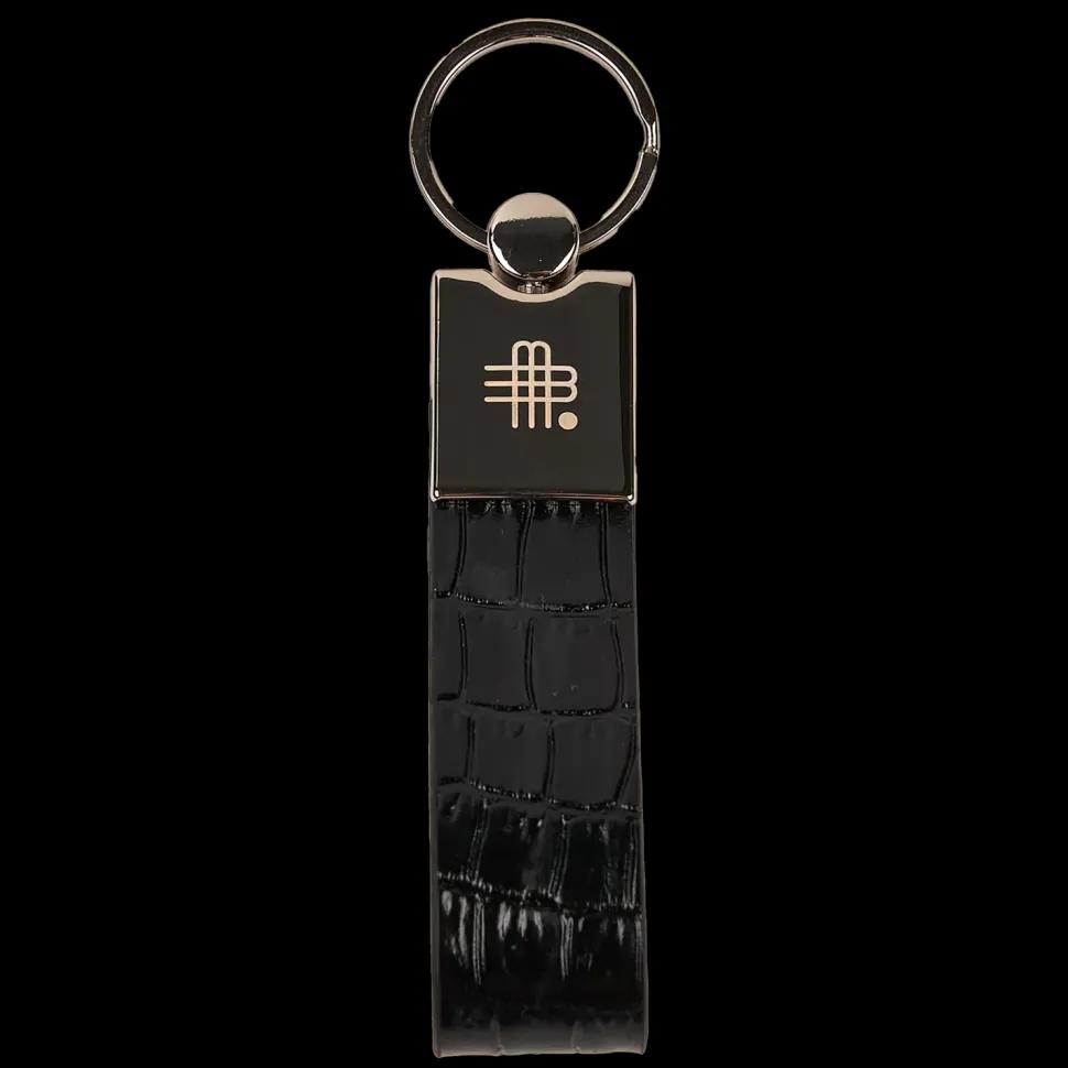 Gebauer&Gebauer The „SECRET“ KEYRING - CROCO BLACK