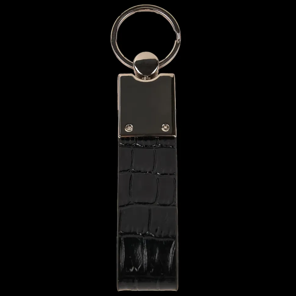 Gebauer&Gebauer The „SECRET“ KEYRING - CROCO BLACK