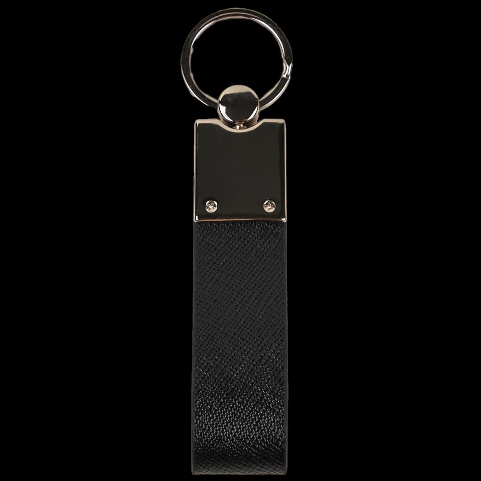 Gebauer&Gebauer The „SECRET“ KEYRING - SAFFIANO BLACK